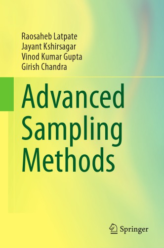 Advanced Sampling Methods First Raosaheb Latpate Jayant Kshirsagar