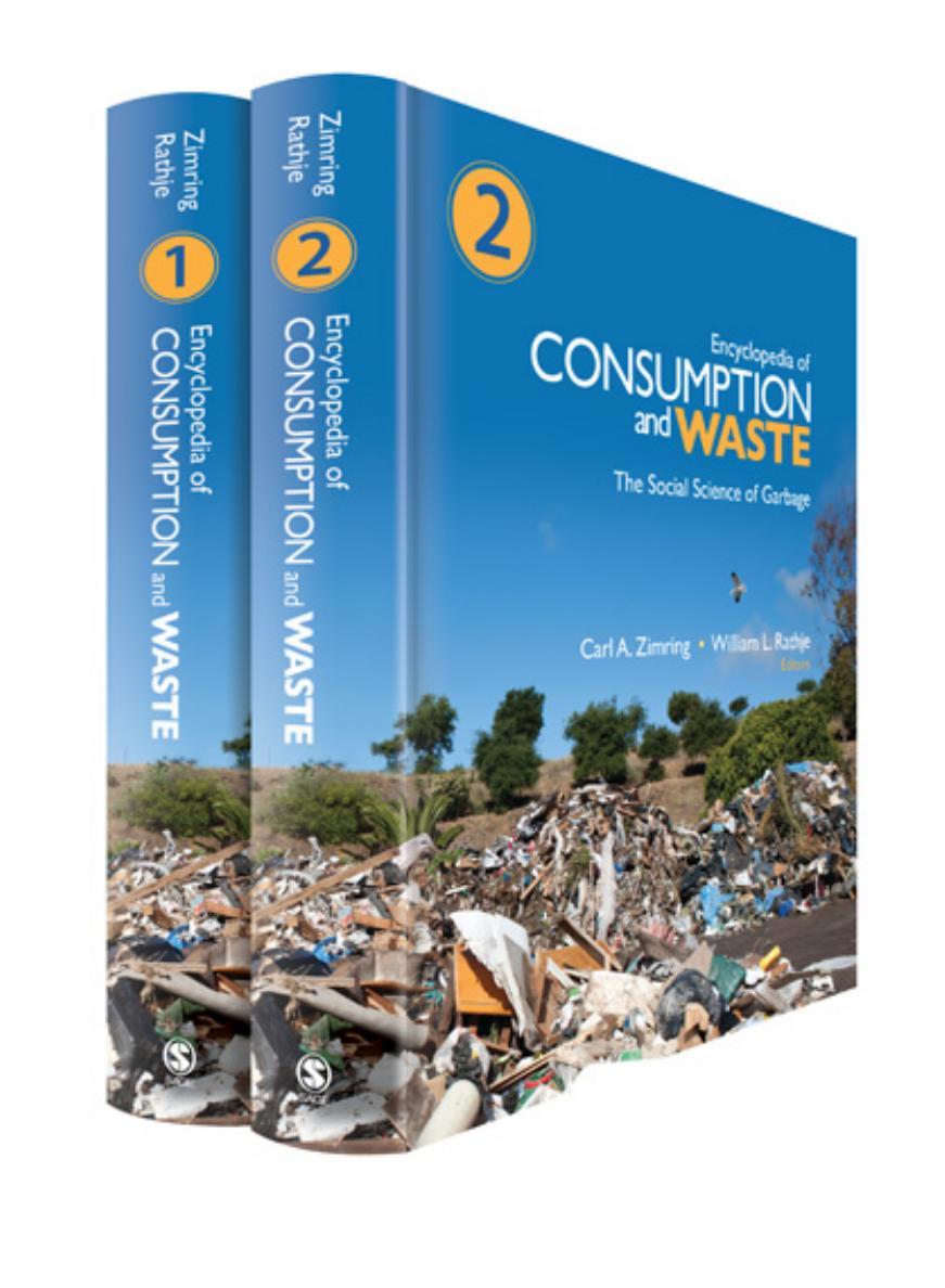 Encyclopedia Of Consumption And Waste Rathje William L Zimring