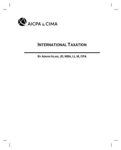 International Taxation Adnan Islam