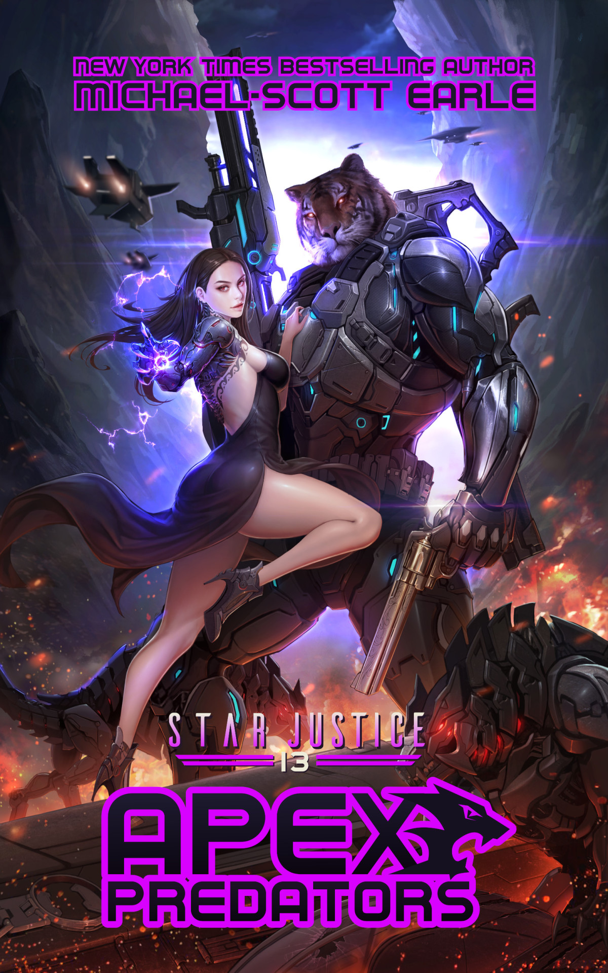 Star Justice Book 13 Apex Predators Michaelscott Earle Earle