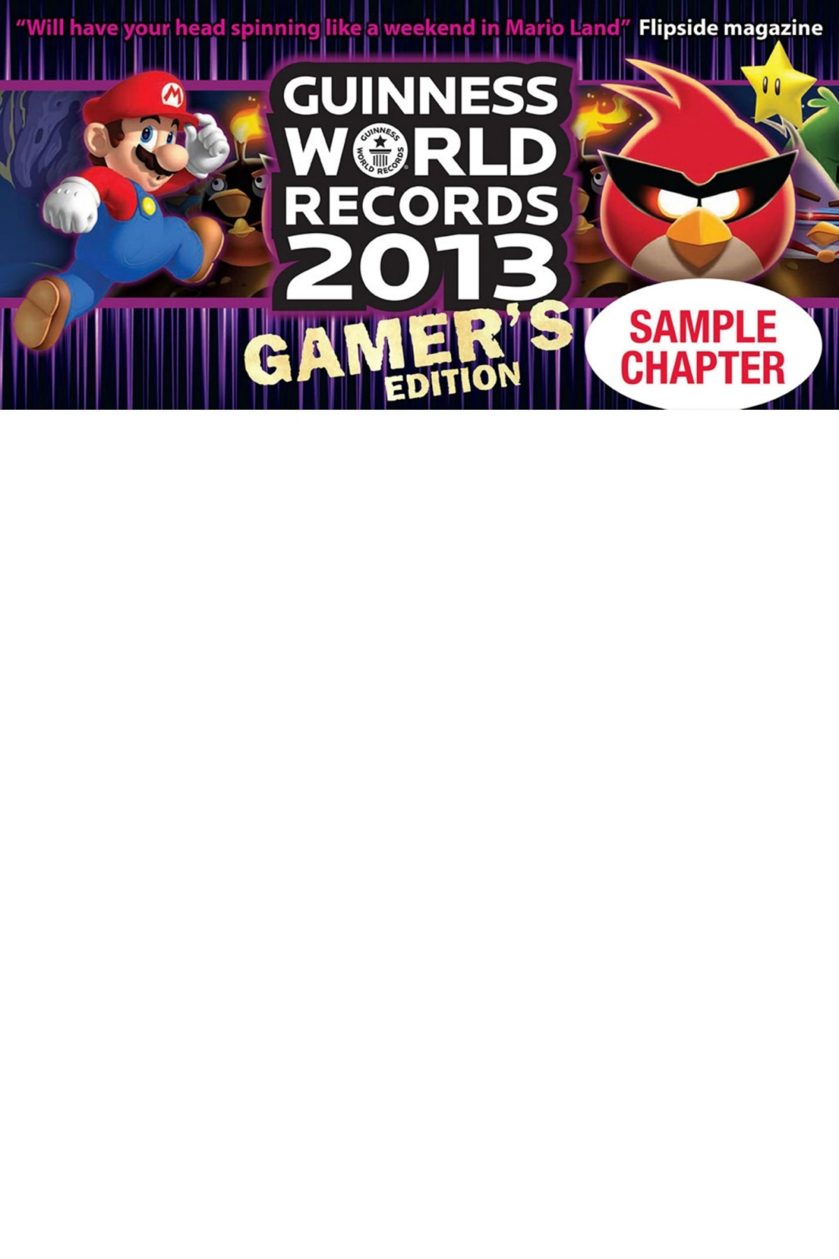 Guinness World Records 2013 Gamers Edition Sample Chapter Guinness World Records Guinness World Records