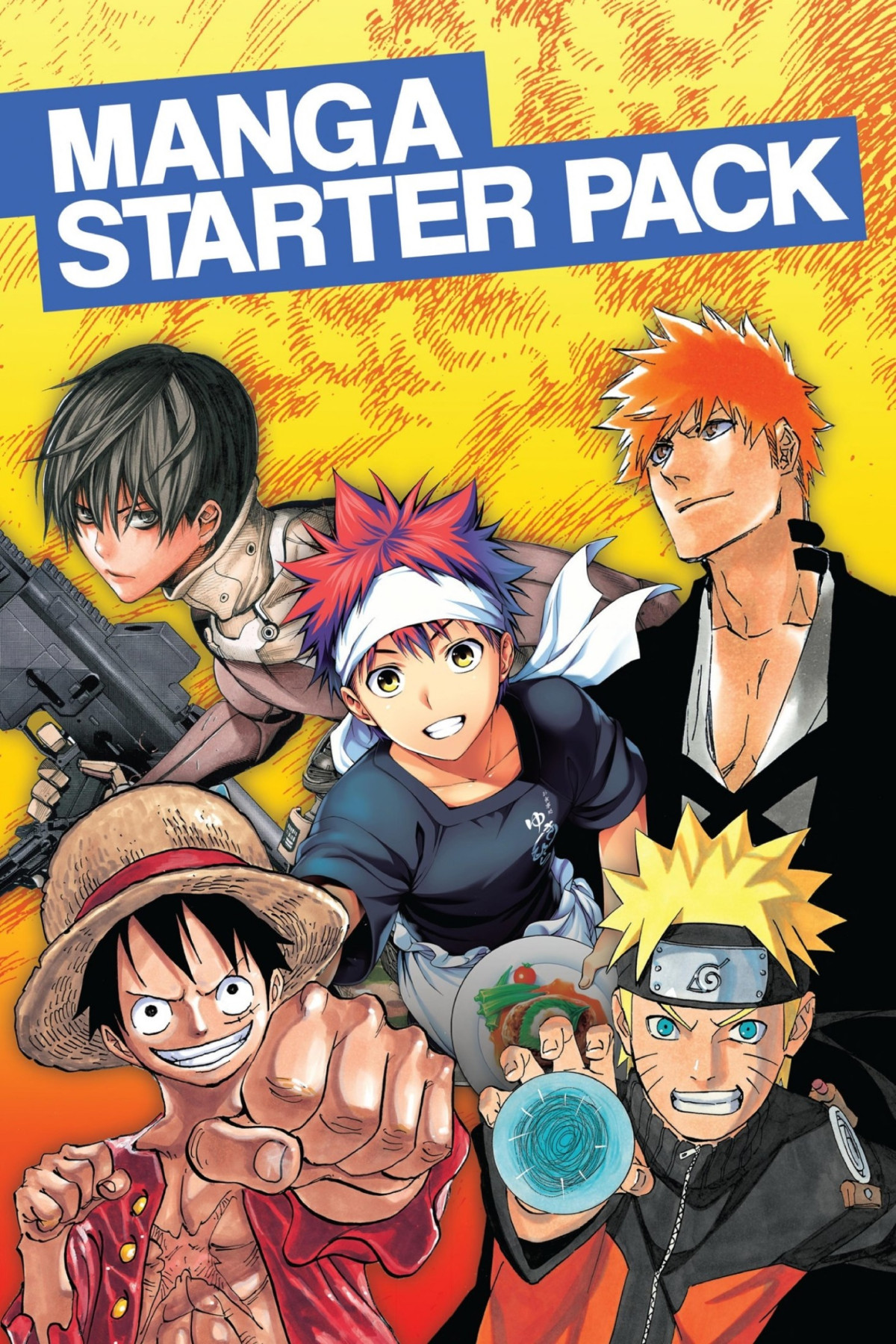 Shonen Jump Manga Starter Pack Eiichiro Oda Masashi Kishimoto