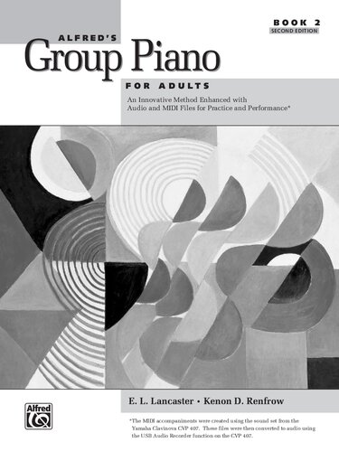 Alfreds Group Piano For Adults Student Book 2 2nd Edition Book Cdrom 2nd Edition E L Lancaster