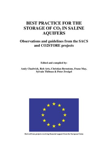 Best Practice For The Storage Of Co2 In Saline Aquifers Andy Chadwick