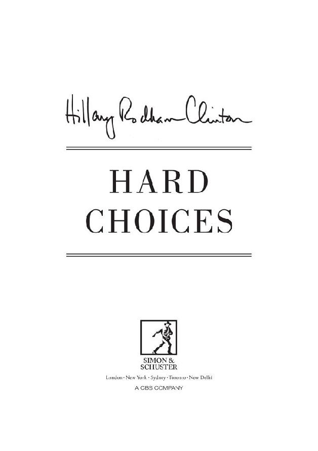 Hard Choices A Memoir Hillary Rodham Clinton Clinton Hillary Rodham