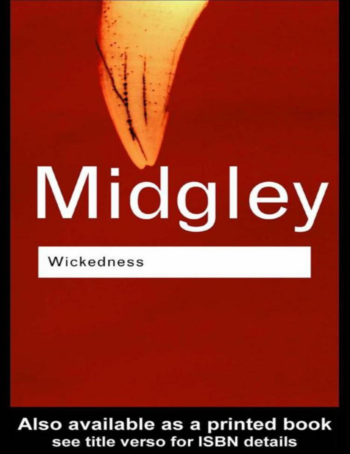 Wickedness Mary Midgley Midgley Mary