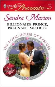 Billionaire Prince Pregnant Mistress Sandra Marton Marton Sandra