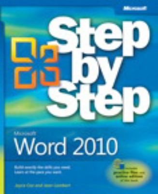Microsoft Word 2010 Step By Step Joyce Cox Joan Lambert Cox