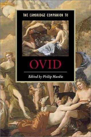 The Cambridge Companion To Ovid Philip Hardie Hardie Philip
