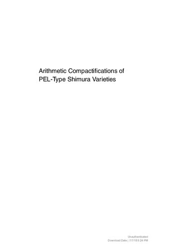 Arithmetic Compactifications Of Peltype Shimura Varieties Kaiwen Lan
