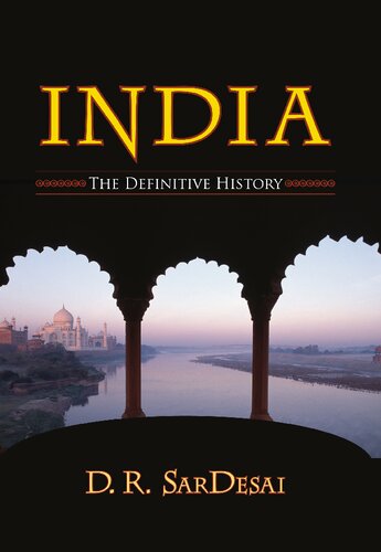 India The Definitive History Damodar Ramaji Sardesai