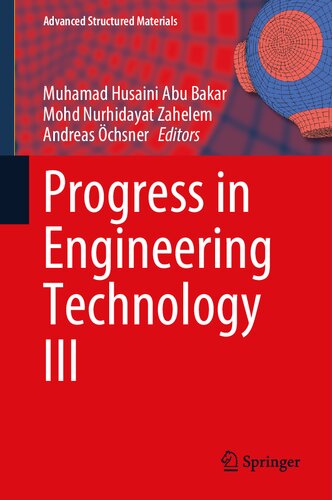 Progress In Engineering Technology Iii Muhamad Husaini Abu Bakar