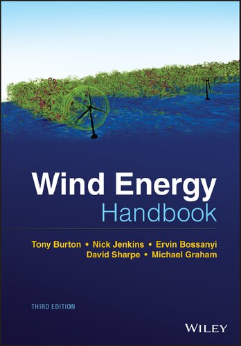 Wind Energy Handbook 3rd Edition Tony L Burton Nick Jenkins
