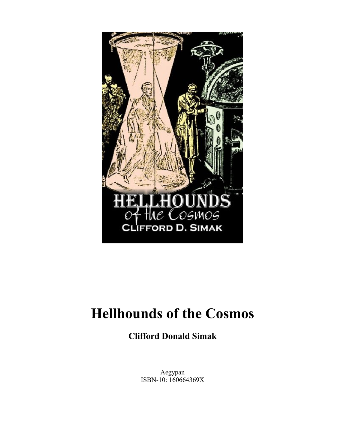 Hellhounds Of The Cosmos Simak Clifford D