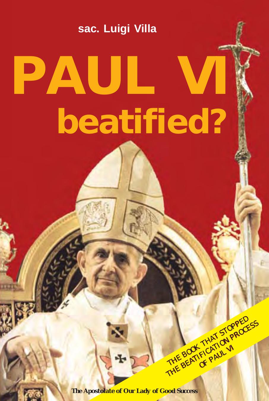 Paul Vi Beatified Father Luigi Villa