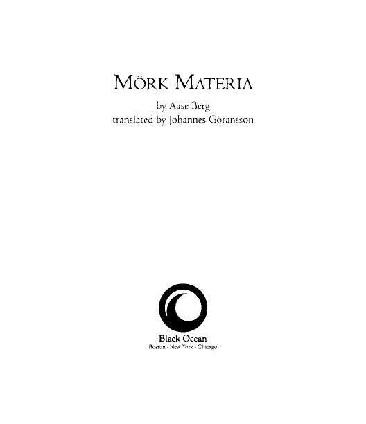 Dark Matter Aase Berg