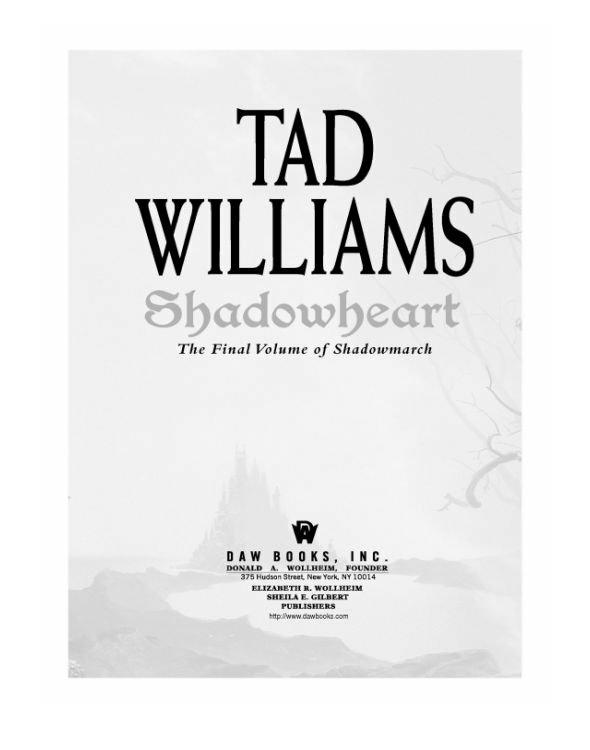 Shadowheart Tad Williams Williams Tad