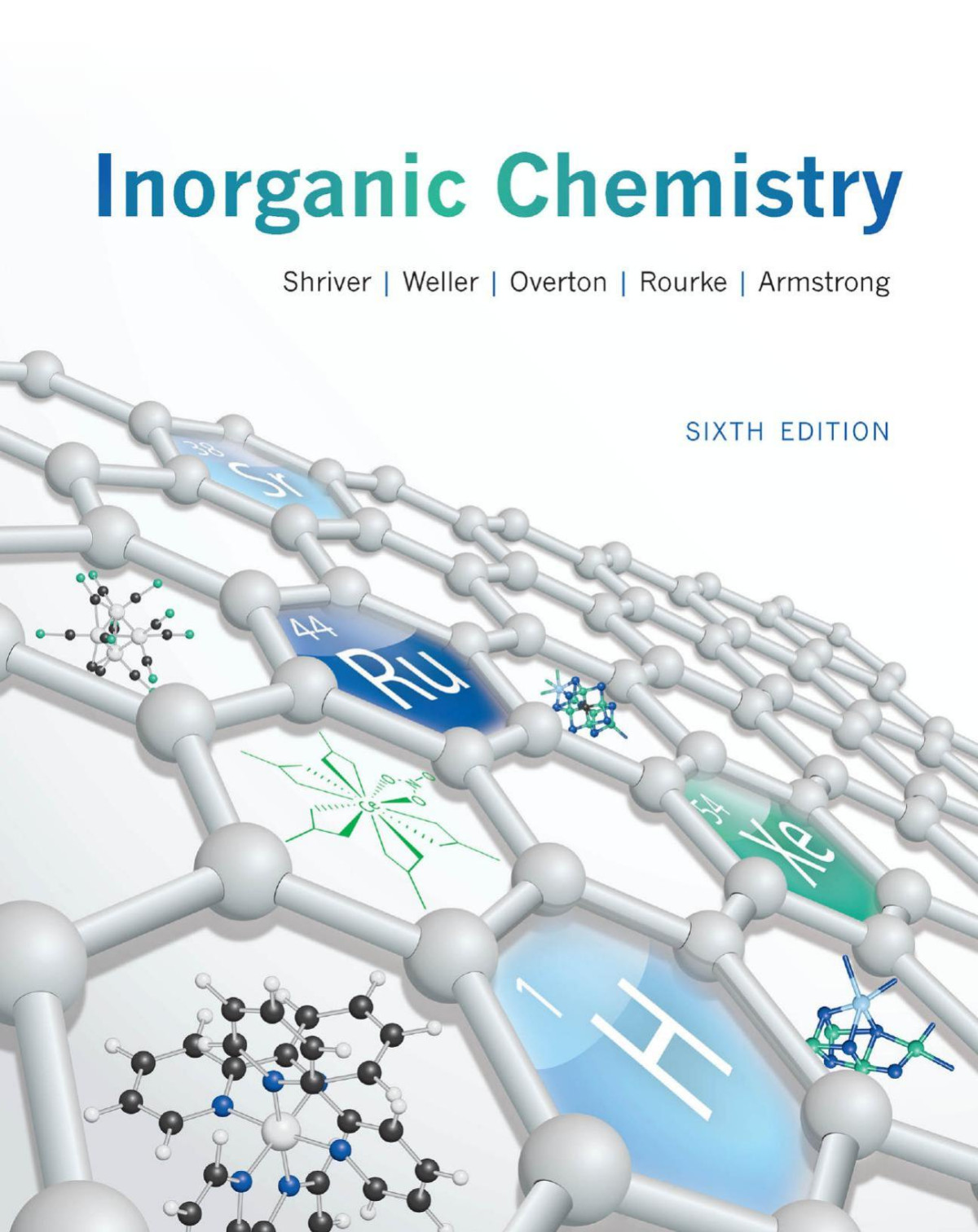 Inorganic Chemistry Duward Shriver Mark Weller Tina Overton Fraser Armstrong