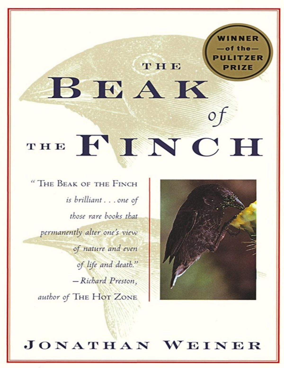 The Beak Of The Finch A Story Of Evolution In Our Time Pdfdrivecom Jonathan Weiner Weiner