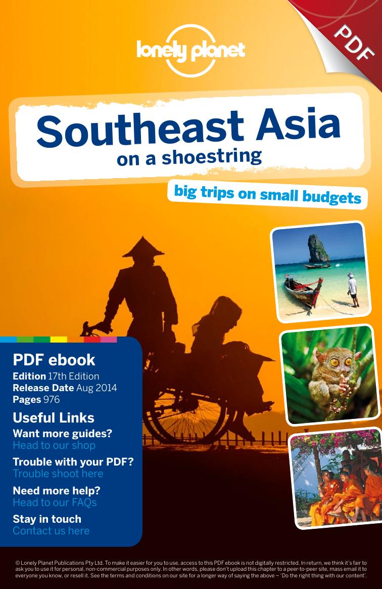 Southeast Asia On A Shoestring 17th Edition China Williams