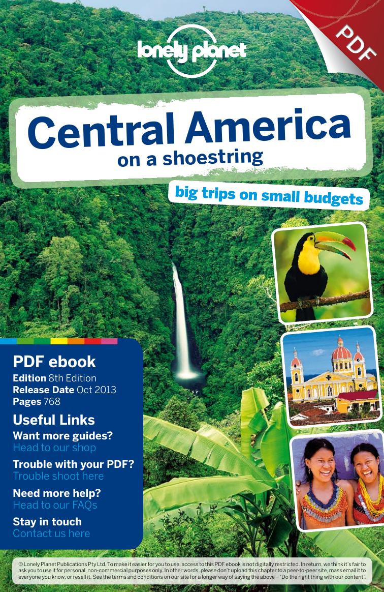 Central America On A Shoestring 8th Edition Carolyn Mccarthy