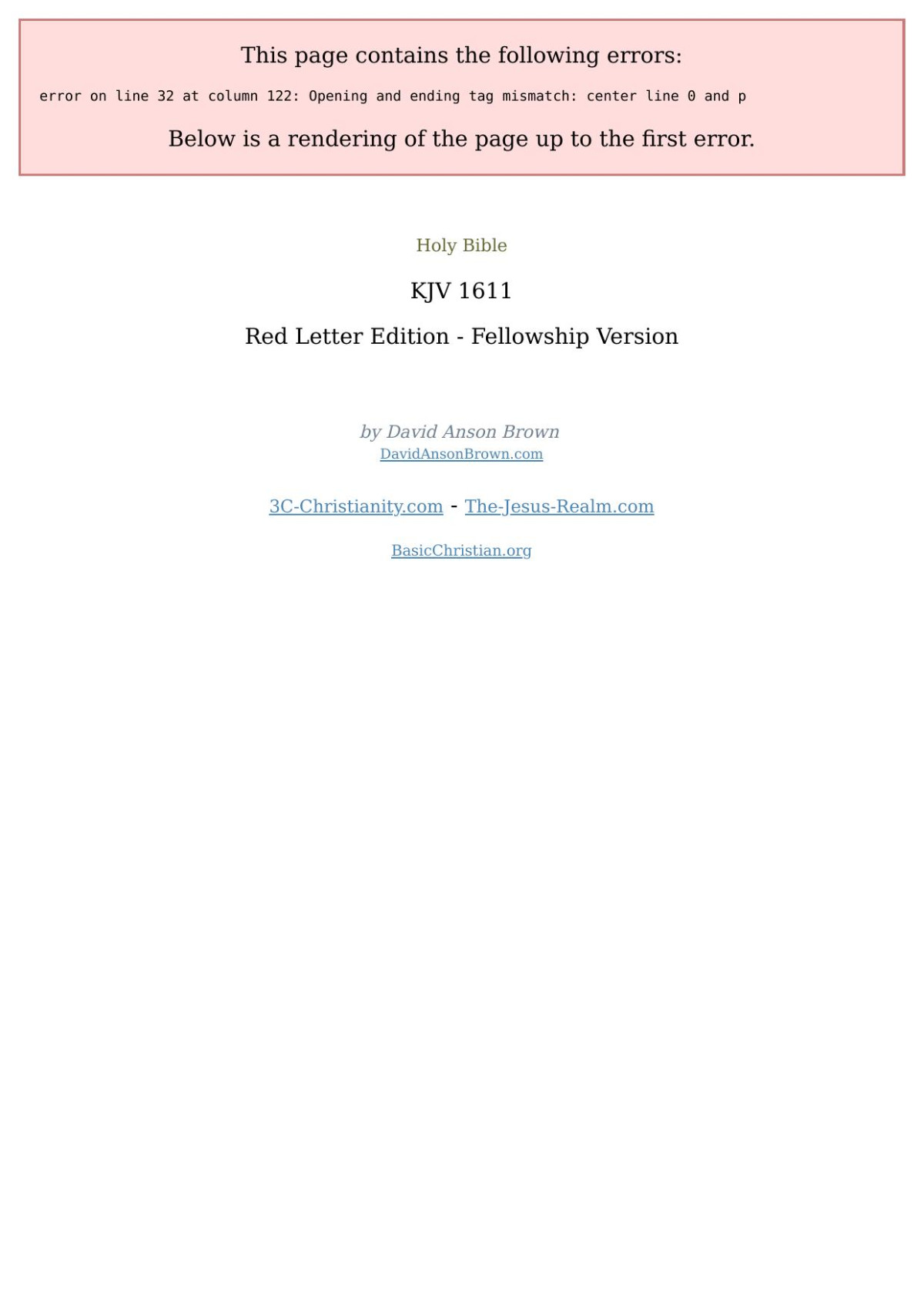 Kjv Quick Refrence Study Fellowship Bible Basicchristianorg Kjv 1611