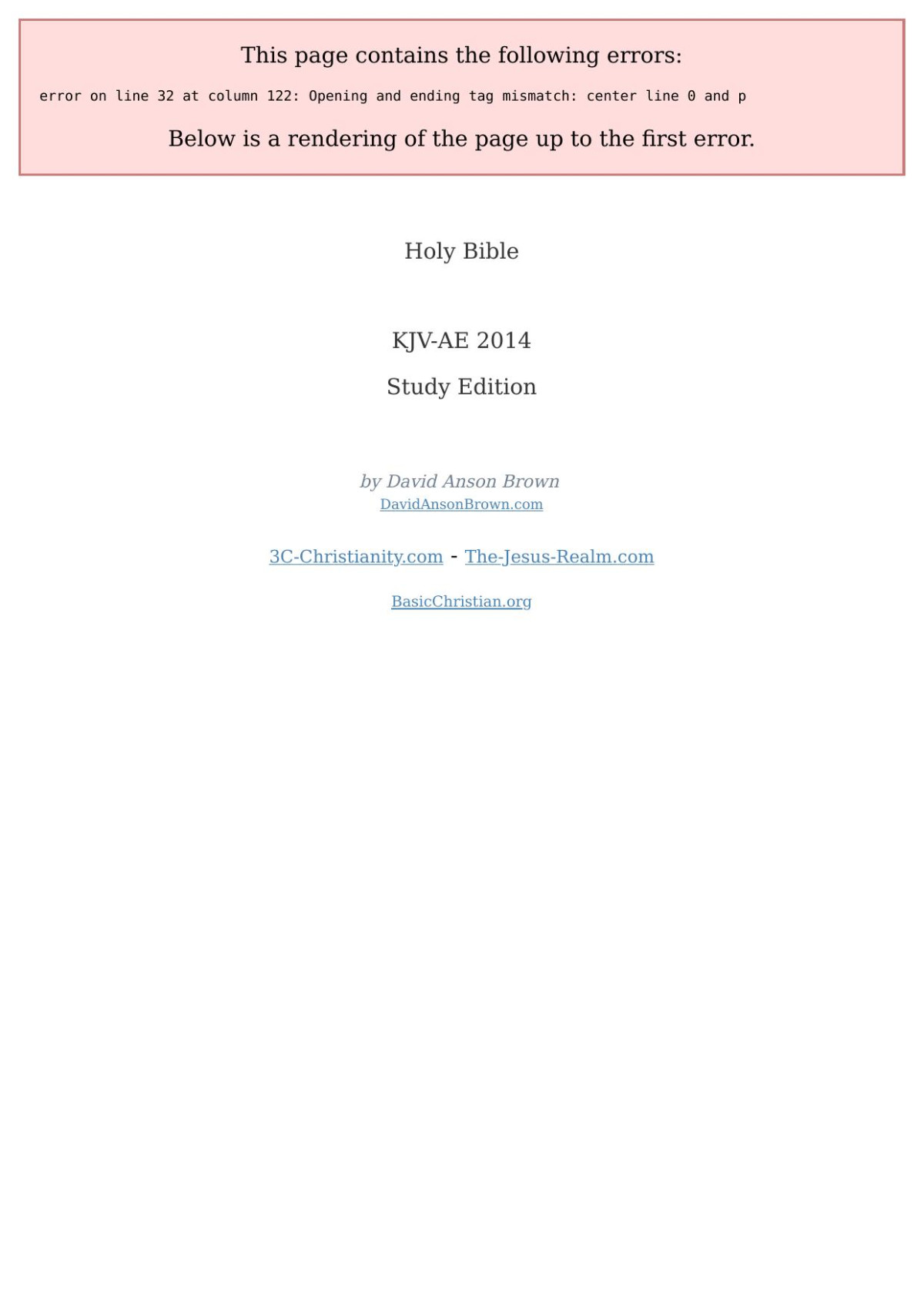 Holy Bible Kjvae 2014 Study Edition Kjv 2014