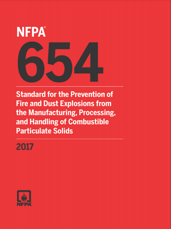 Nfpa 654 Standard For The Prevention Of Fire And Dust Explosions From The Manufacturing Processing And Handling Of Combustible Particulate Solids 2017 Edition Nfpa