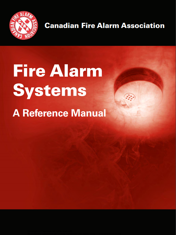 Fire Alarm Systems A Reference Manual Canadian Fire Alarm Association