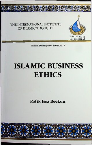 Islamic Business Ethics Rafik Issa Beekun