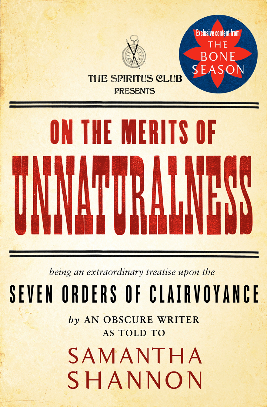 On The Merits Of Unnaturalness Samantha Shannon Shannon Samantha