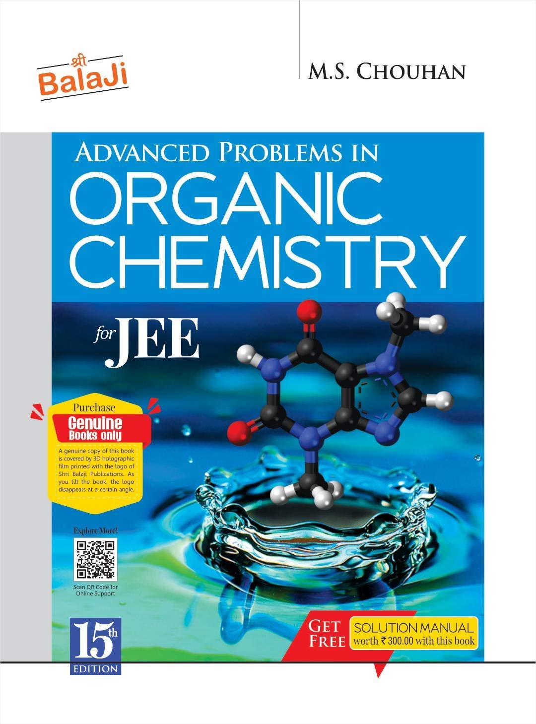 Advanced Problems In Organic Chemistry For Jee 15e 202122 Session 15th Edition Ms Chouhan Or M S Chauhan