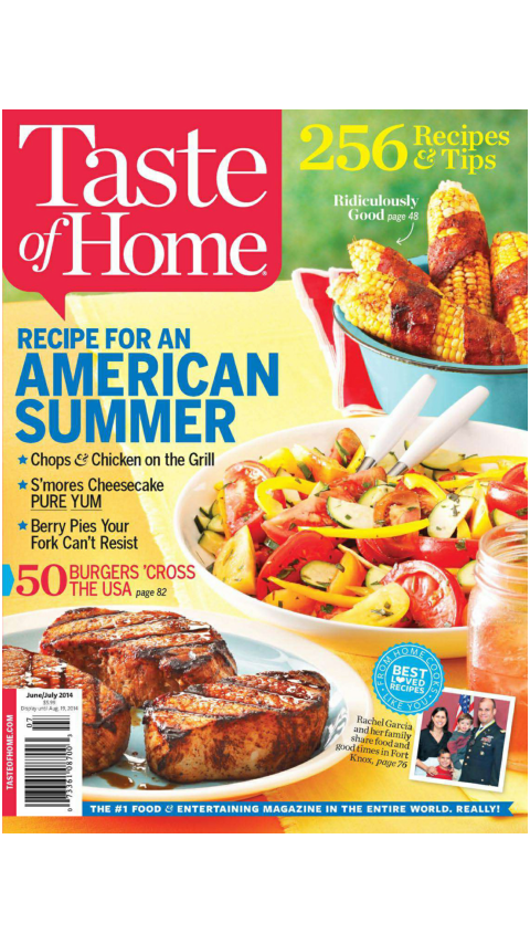 Taste Of Home Junejuly 2014 Taste Of Home