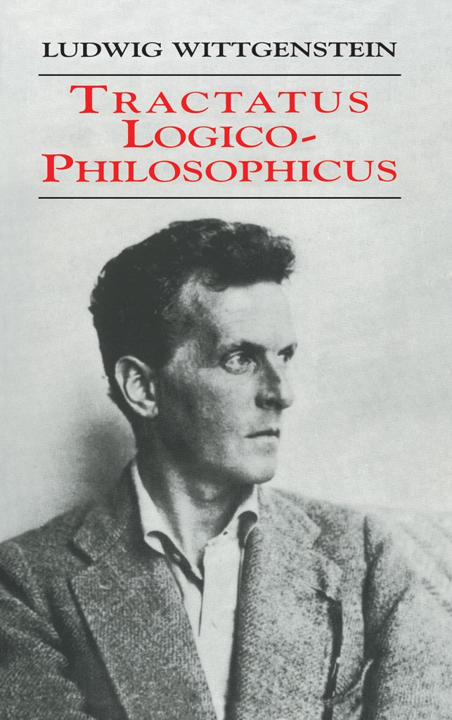 Tractatus Logicophilosophicus Wittgenstein Ludwig Wittgenstein