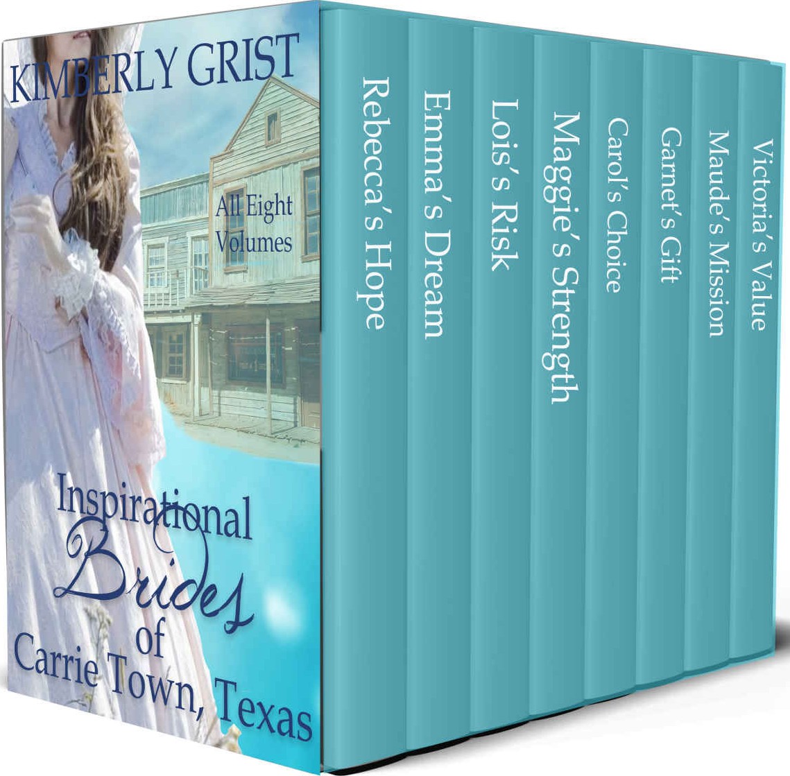 Inspirational Brides Of Carrie Town Texas 0108 Box Set Volume 4 Kimberly Grist