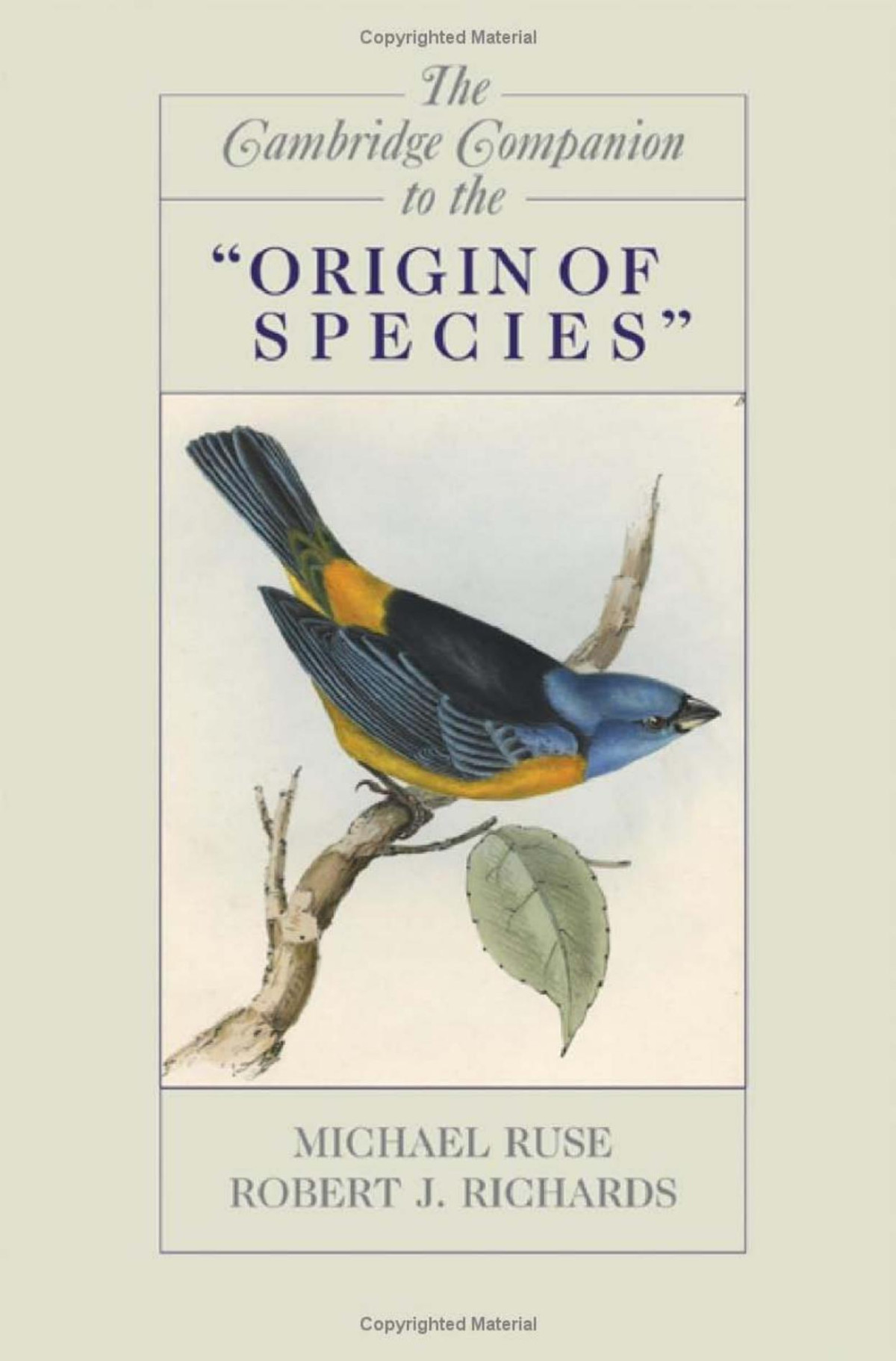 The Cambridge Companion To The Origin Of The Species Michael Ruse