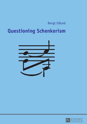 Questioning Schenkerism Bengt Edlund