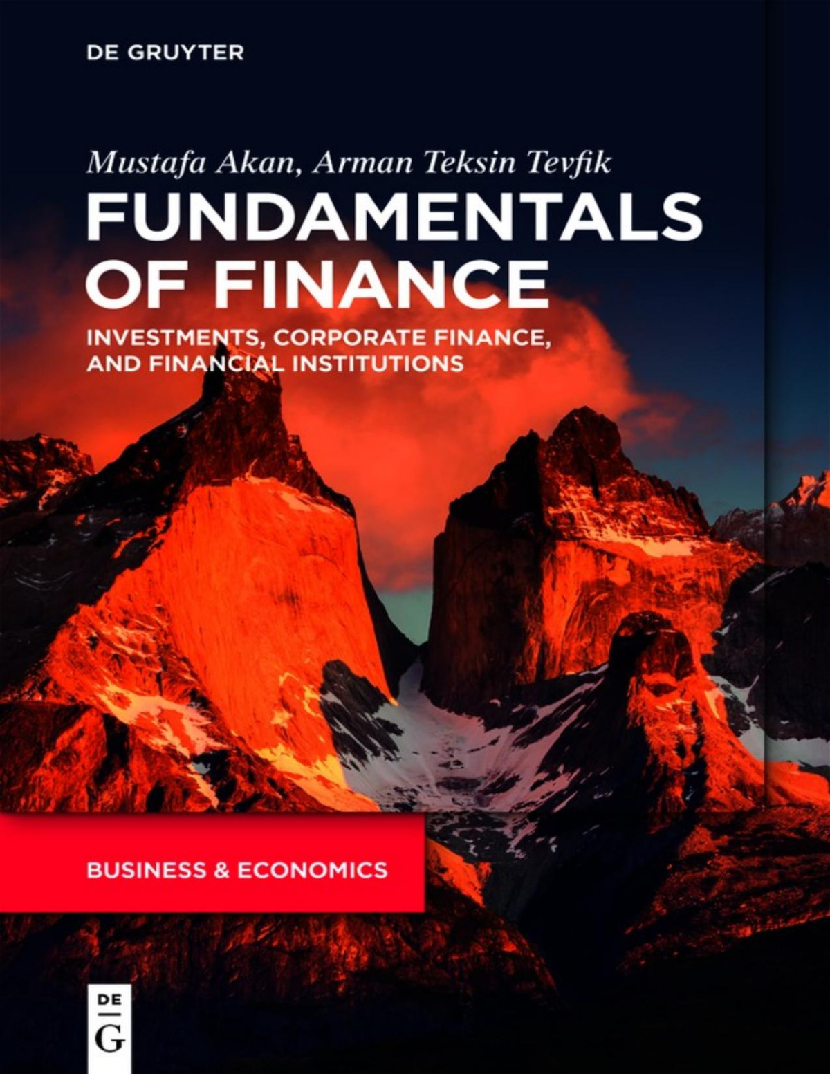 Fundamentals Of Finance Mustafa Akan Arman Teksin Tevfik Mustafa Akan