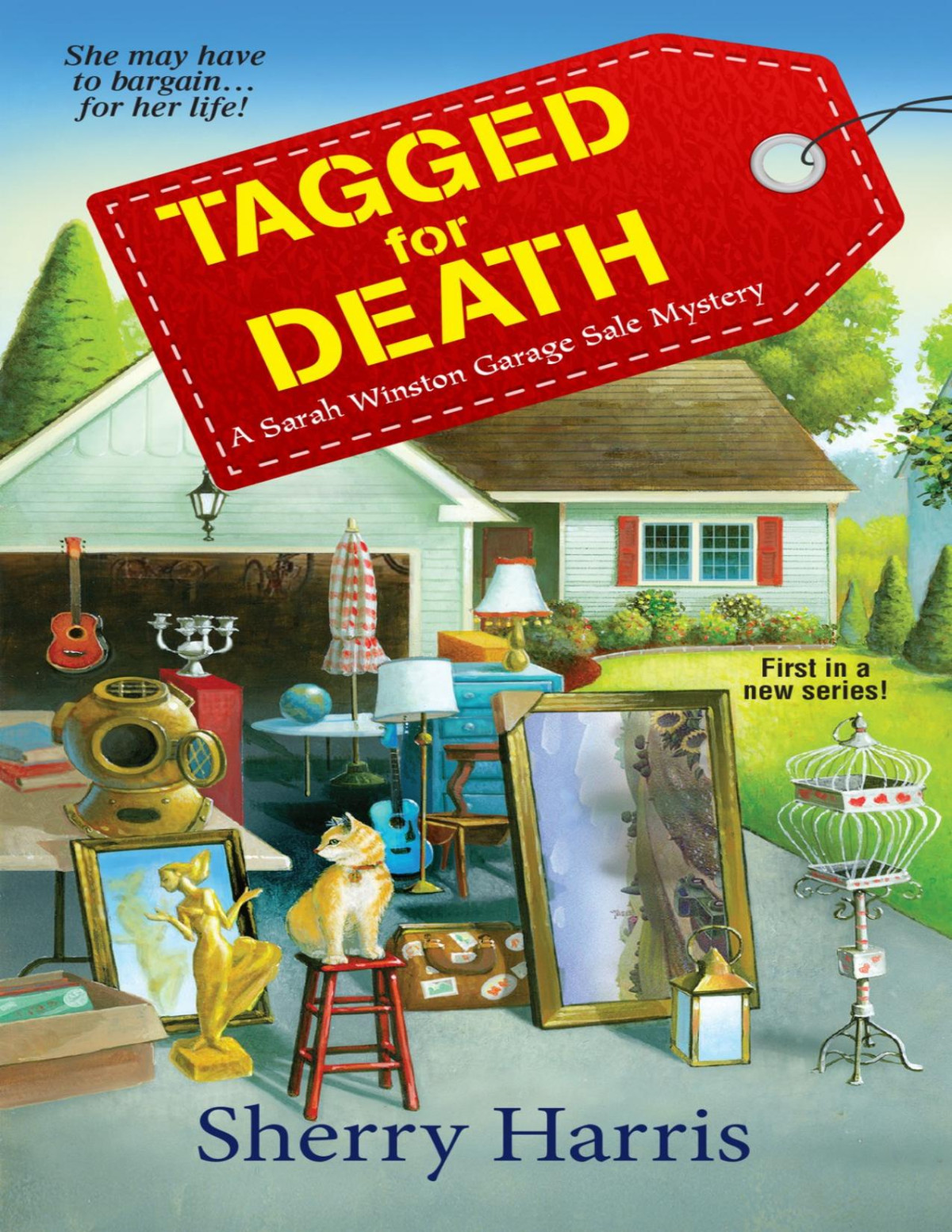 Sarah Winston Garage Sale 01 Tagged For Death Sherry Harris Harris