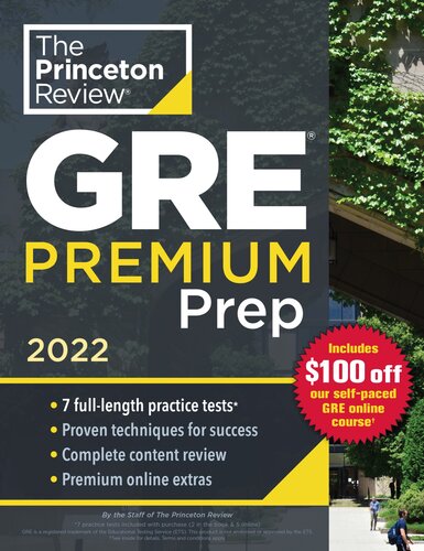 7 Practice Tests Review Techniques Online Tools Gre Premium Prep The Princeton Review