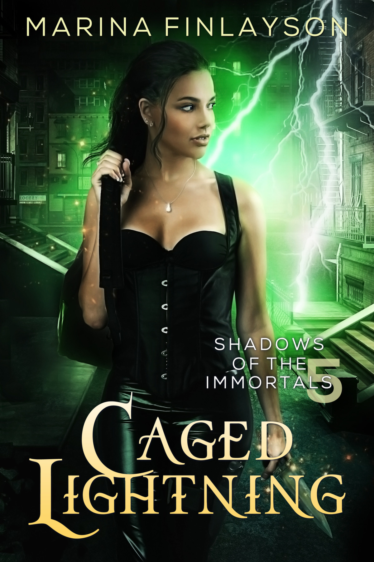 Caged Lightning Shadows Of The Immortals Book 5 Finlayson Marina Finlayson