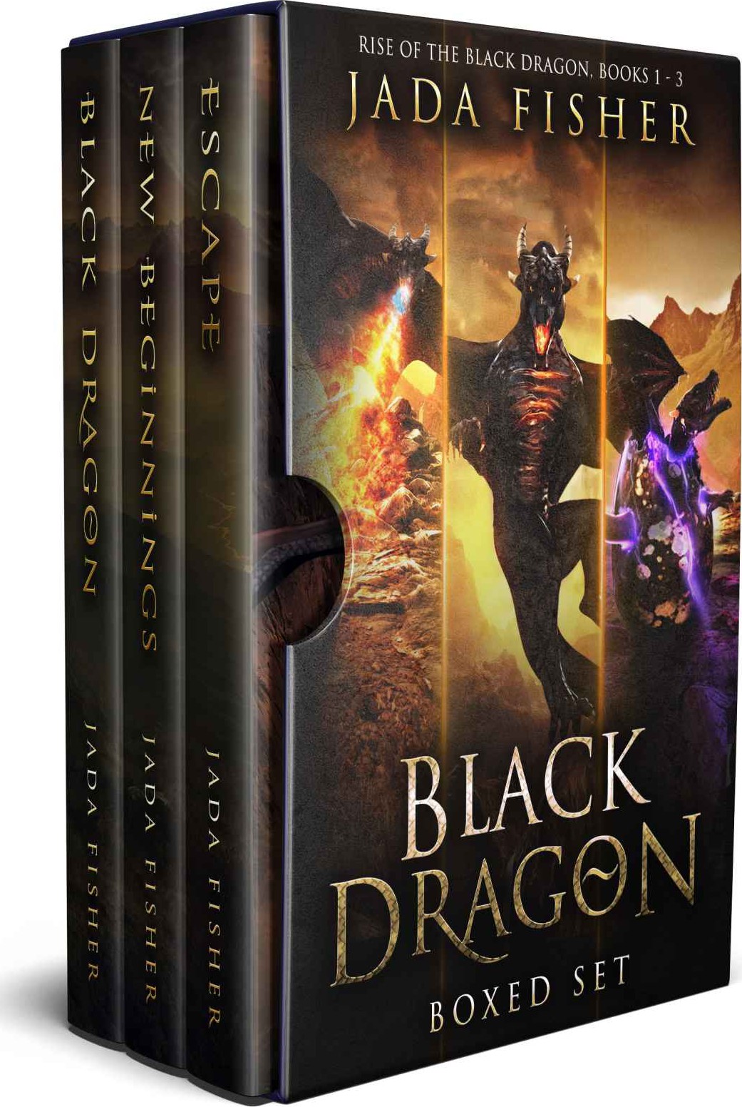 1 Escape 2 New Beginnings 3 Black Dragon Rise Of The Black Dragon Books 1 3 Jada Fisher Fisher