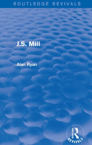 Js Mill 2018th Edition Alan Ryan