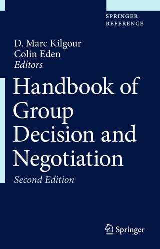Handbook Of Group Decision And Negotiation 2nd D Marc Kilgour