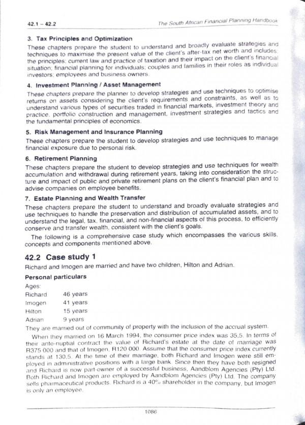 South African Financial Planning Handbook 2019 Marius Botha