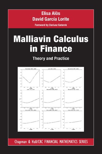 Malliavin Calculus In Finance Theory And Practice 1st Edition Elisa Alos