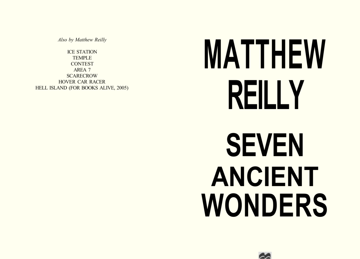 Seven Ancient Wonders New Ed Matthew Reilly
