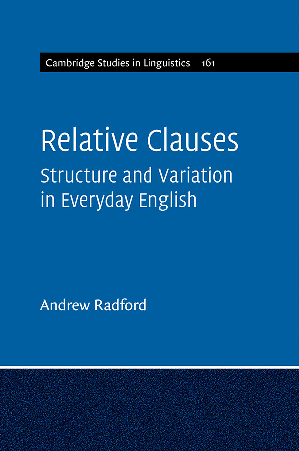 Relative Clauses Radford Andrew