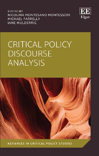 Critical Policy Discourse Analysis Michael Farrelly Editor