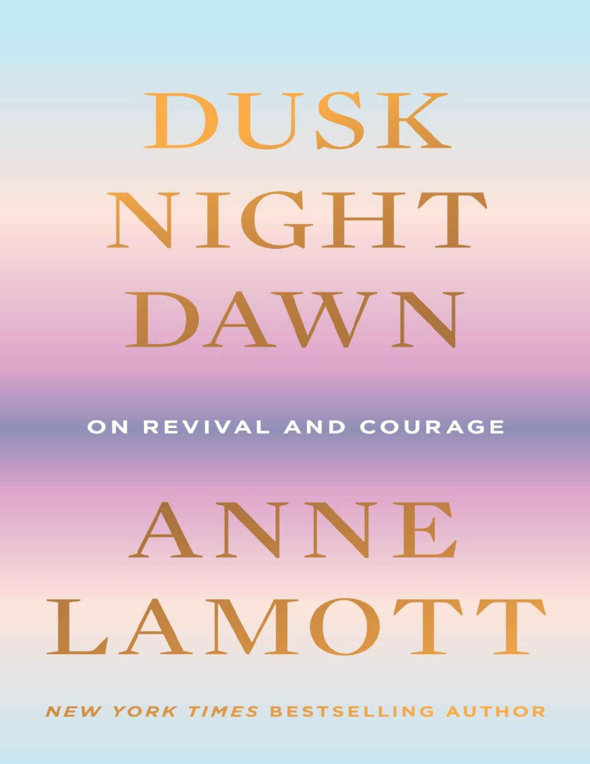 Dusk Night Dawn Anne Lamott Lamott Anne